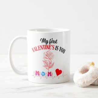 Mug Ma première Saint Valentin, c'est toi, maman