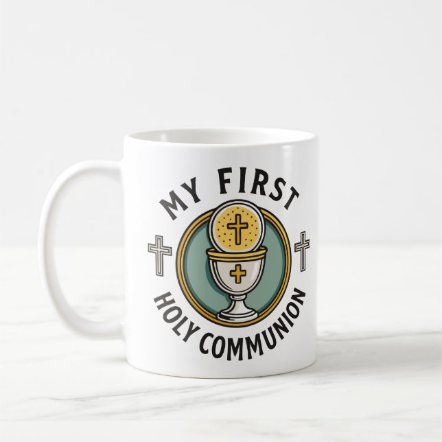 Mug Ma première Sainte Communion Eucharistie 1ère Chré (Gauche)
