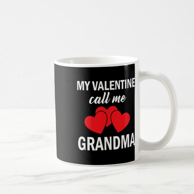 Mug Ma Saint-Valentin Appelez-Moi Mamie Saint-Valentin (Droite)