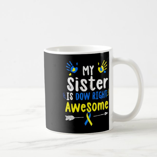 Mug Ma sœur est vraiment géniale, sensibilisation au s (Droite)