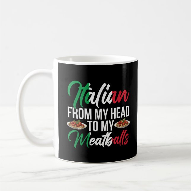 Mug Ma Tête À Mes Boulettes De Viande (Gauche)