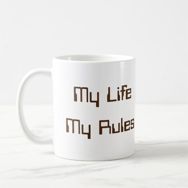 Mug - Ma Vie Mes Règles. (Gauche)