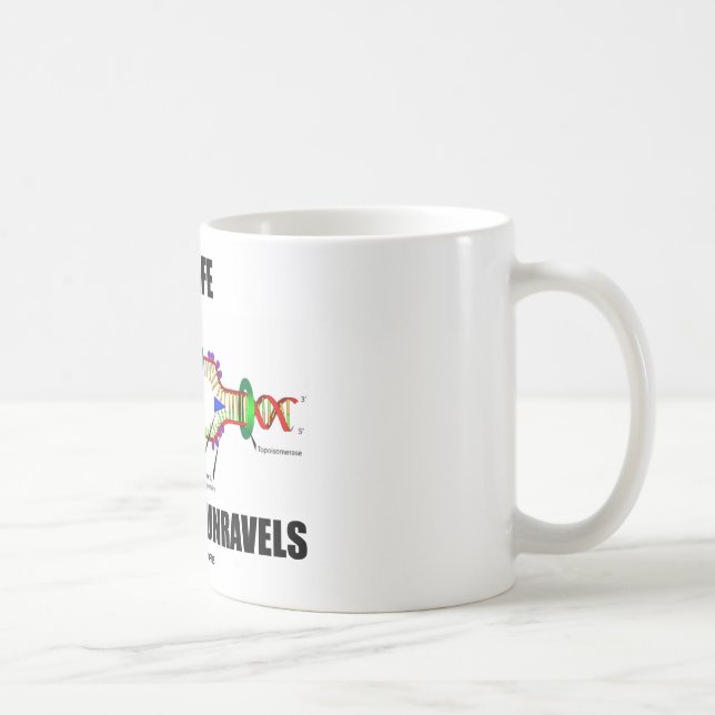 Mug Ma vie se démêle fréquemment (la reproduction (Droite)
