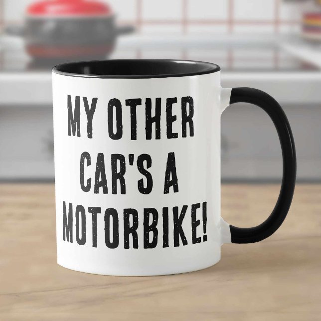 Mug Ma voiture est une moto (Créateur téléchargé)