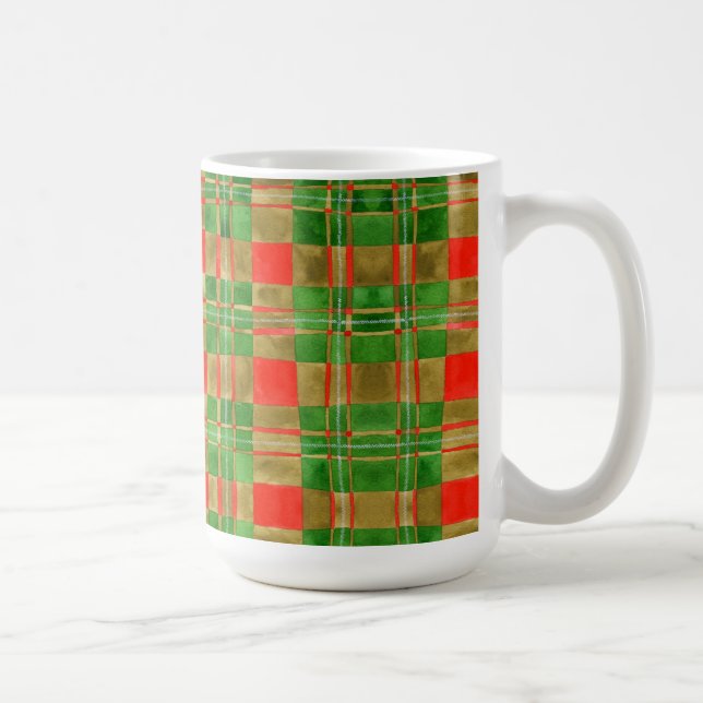 MUG MAC GREGOR TARTAN BLANC HAUT (Droite)