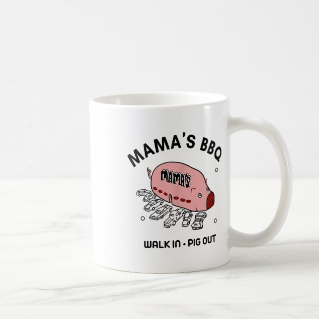 Mug Mac Mamas Bbq Marcher Dans Pig Out Sunny Summer Ca (Droite)
