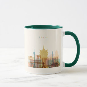 Mug Macao, Chine  Ville Skyline