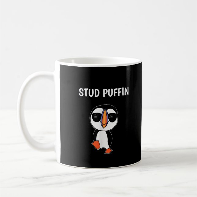 Mug Macareux Mâle Oiseau Drôle (Gauche)