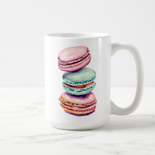 Mug Macaron aquarelle vintage