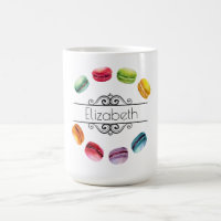 Macarons Dans Un Cercle | Pâtisserie française en