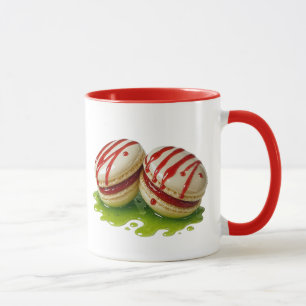 Mug Macarons gourmands framboise