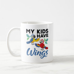 Mug Macaw Parrot Propriétaire Mignonne Mes Enfants Ont