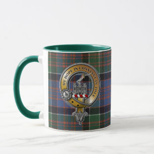Mug MacDonald Clanranald Tartan & Badge
