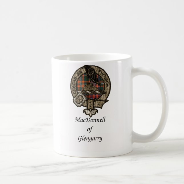 Mug Macdonnell de crête de clan de Glengarry (Droite)