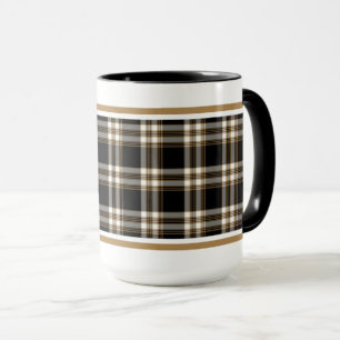 Mug MacGuinness Tartan noir et Brown irlandais Plaid