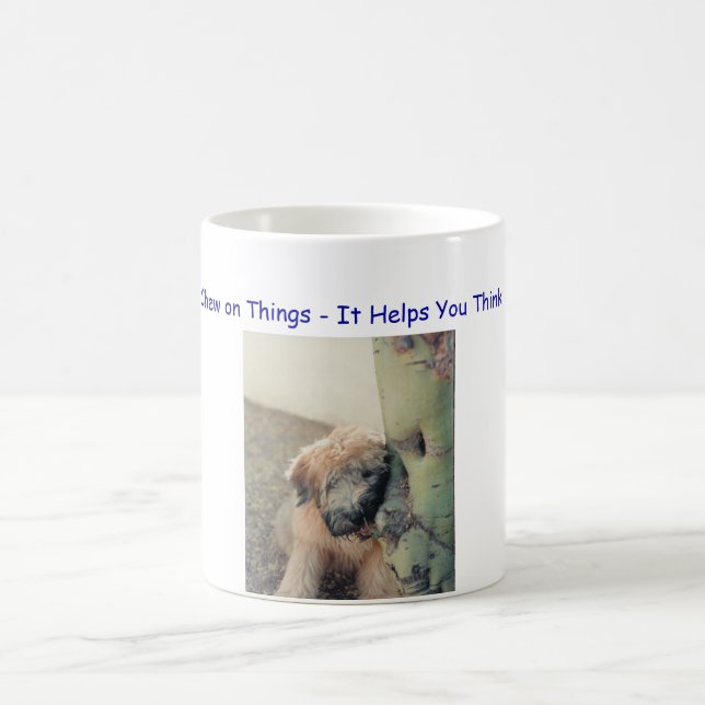 Mug Mâchez sur des choses - il vous aide à penser (Centre)