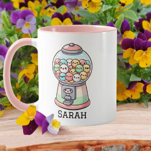 Mug Machine à Balle Collante Drôle et Mignonne, Nom de