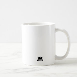Mug machine à écrire classique vintage