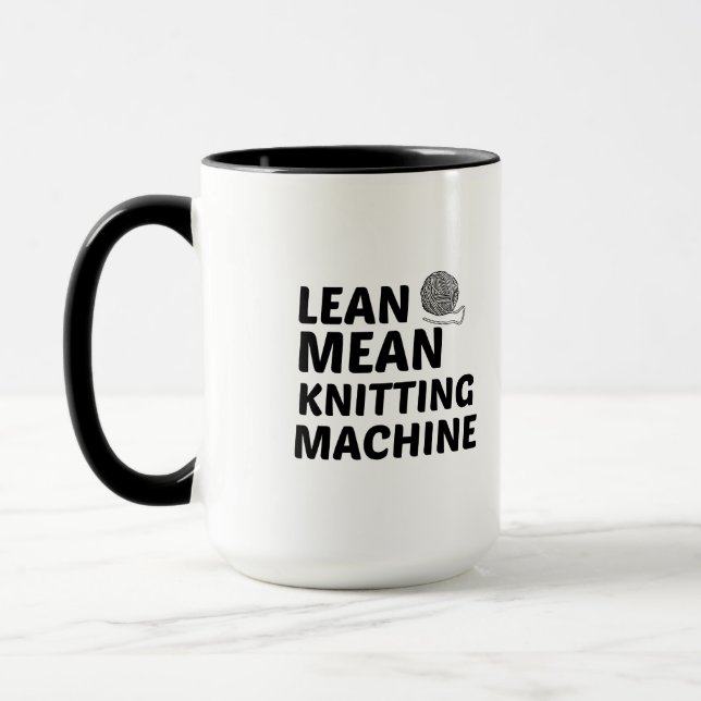 MUG MACHINE À TRICOT MOYEN MOYEN (Gauche)