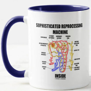 Mug Machine de retraitement sophistiquée à l'intérieur