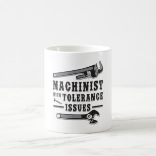 Mug Machine Machiniste Mécanicien CNC drôle Idée cadea