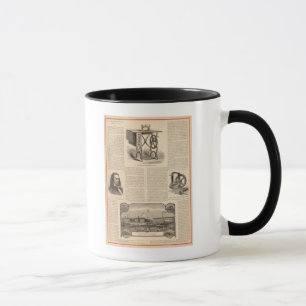 Mug Machines à coudre Howe avec croquis de l'inventeu