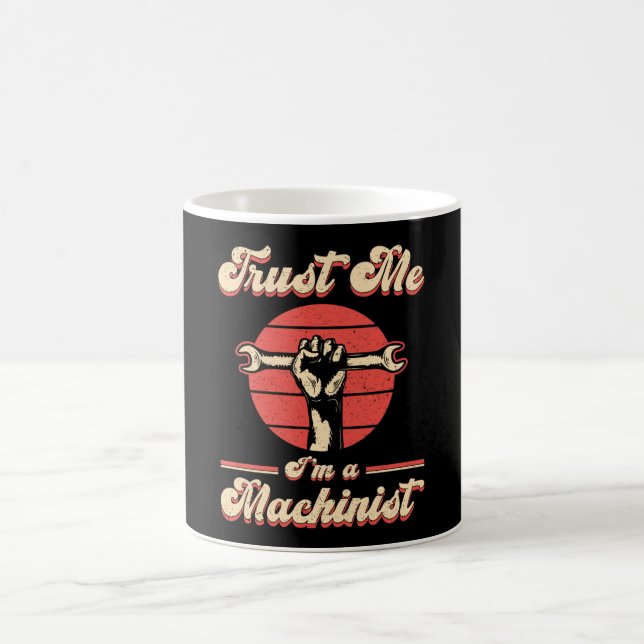 Mug Machiniste mécanicien CNC Machinist Machine Idée c (Centre)