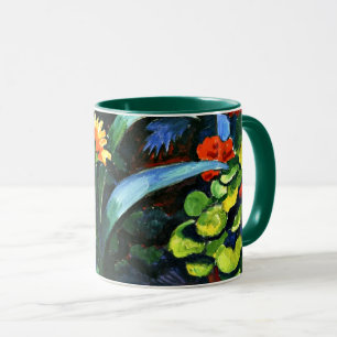 Mug Macke - Fleurs dans le jardin,