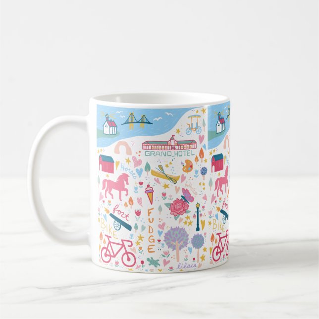 Mug Mackinac Island Michigan Choses favorites (Gauche)