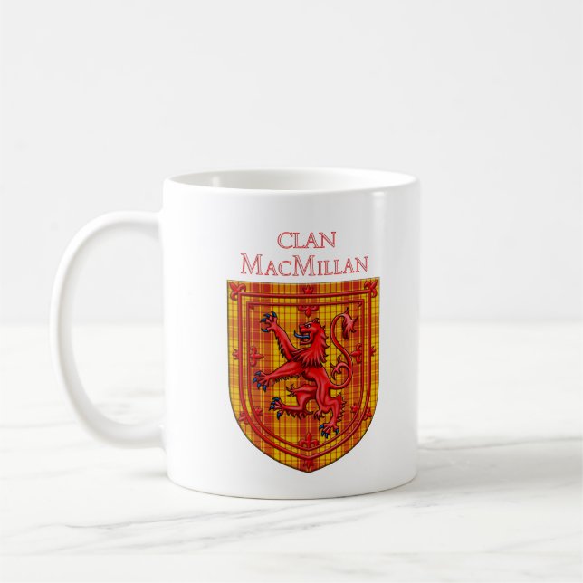 Mug MacMillan Tartan Scottish Plaid Lion Rampant (Gauche)