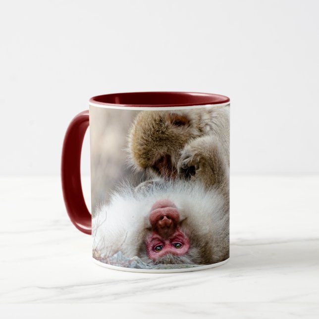 Mug Macque Monkey, Profiter de la bonne vie (Devant gauche)