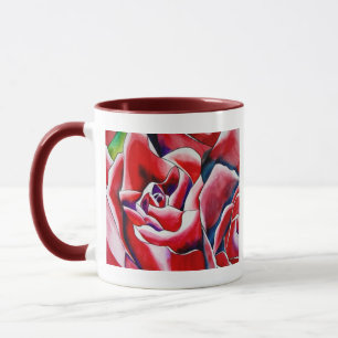 Mug Macro rose roses Joyeux canon de la fête des mères