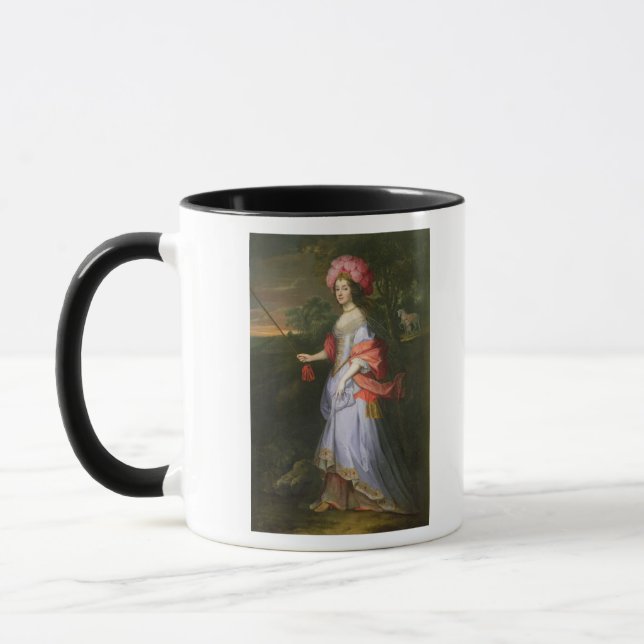 Mug Madame dans le costume de mascarade, c.1679 (Gauche)