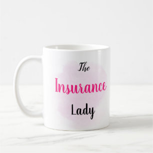 Mug Madame d'assurance - cadeau de vente d'assurance