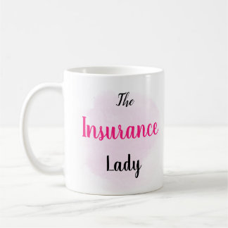 Mug Madame d'assurance - cadeau de vente d'assurance