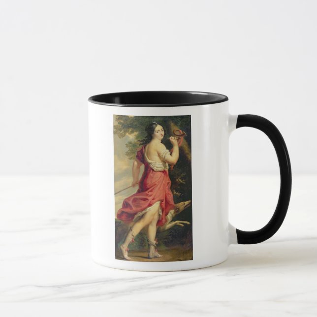 Mug Madame de Montespan comme Diana la chasseuse (Droite)