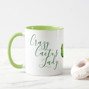 Mug Madame folle Cute Cacti de cactus