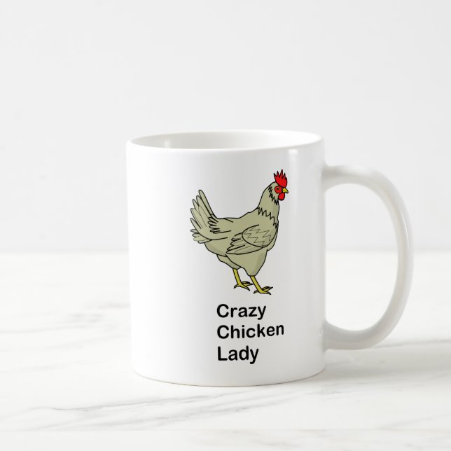 Mug Madame folle de poulet (Droite)