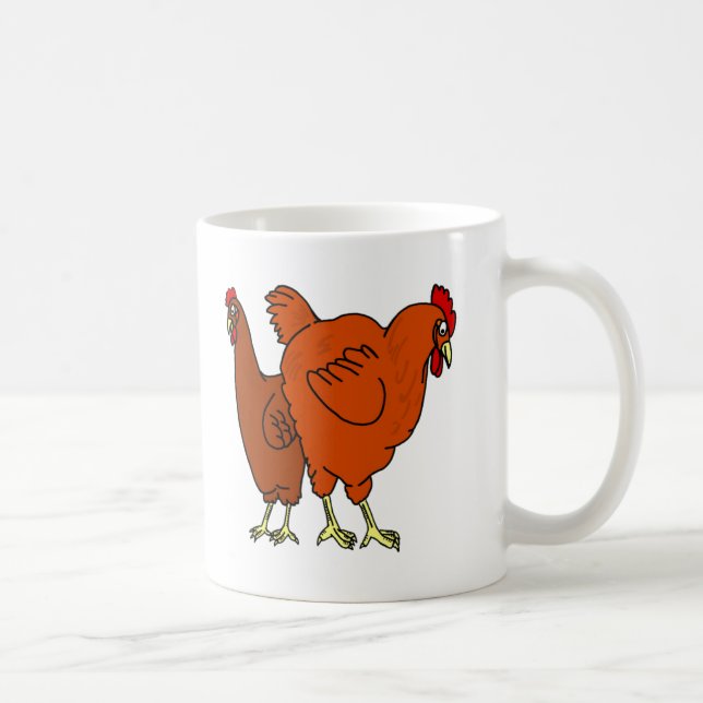 Mug Madame folle de poulet (Droite)
