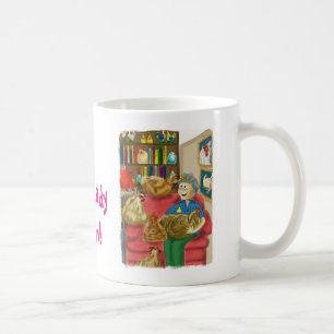 Mug Madame folle de poulet - apparaissant !