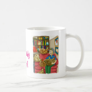 Mug Madame folle de poulet - apparaissant !