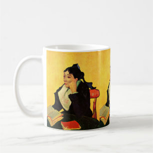 Mug Madame Ginoux avec des livres de Vincent van Gogh