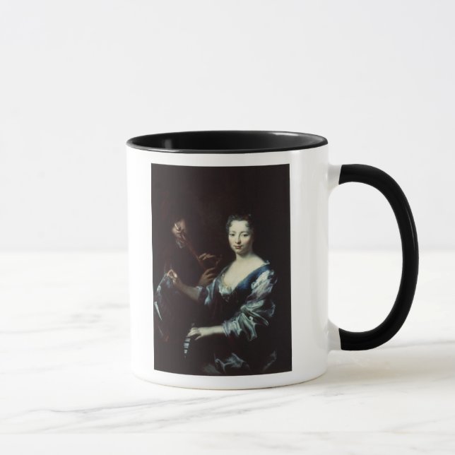 Mug Madame jouant une épinette et un flûtiste (Droite)