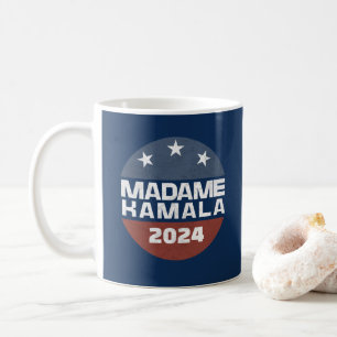 Mug Madame Kamala Harris 2024 pour le président Patrio