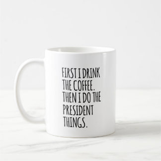 Mug Madame la Présidente, Cadeau drôle pour la nouvell