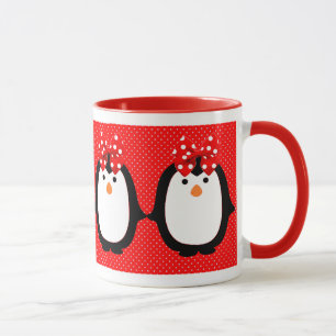 Mug Madame Penguins de Singin avec le quartet de
