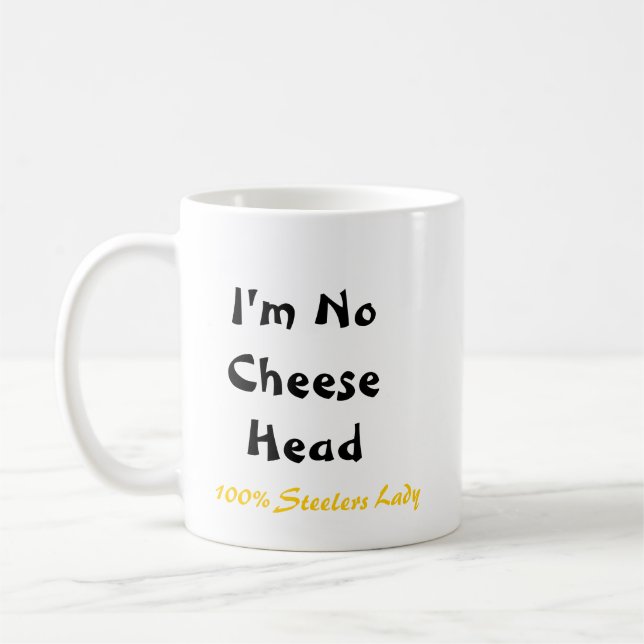 Mug Madame stylet de la cuvette XLV Steeler "je ne (Gauche)