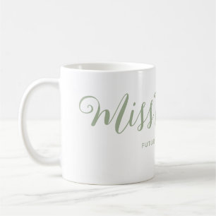 Mug Mademoiselle à Madame Écriture Moderne Bohème Ente