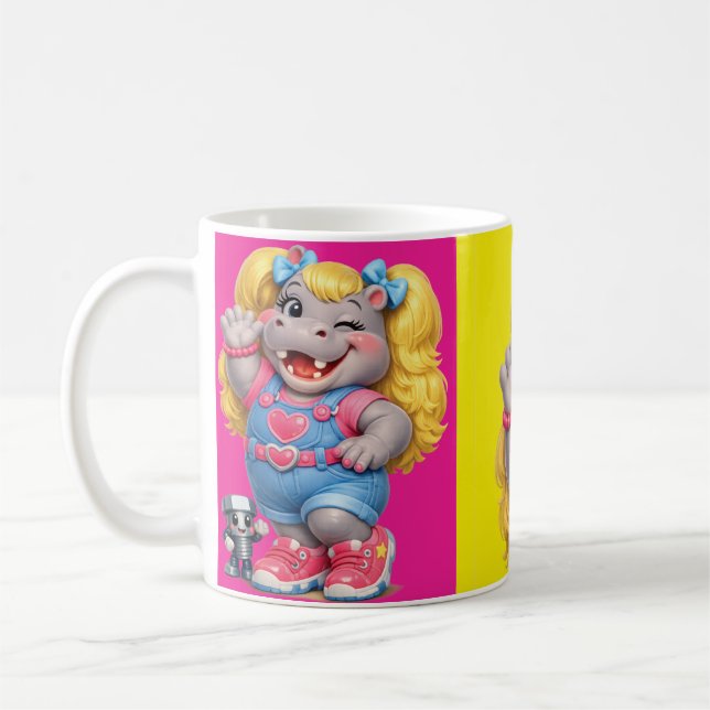 Mug Mademoiselle Hippo (Gauche)
