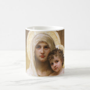Mug Madone aux roses de Bouguereau